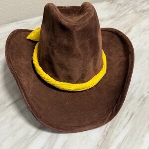 Vintage Bailey U-rollit Dark Brown Velvet Felt Cowboy Hat